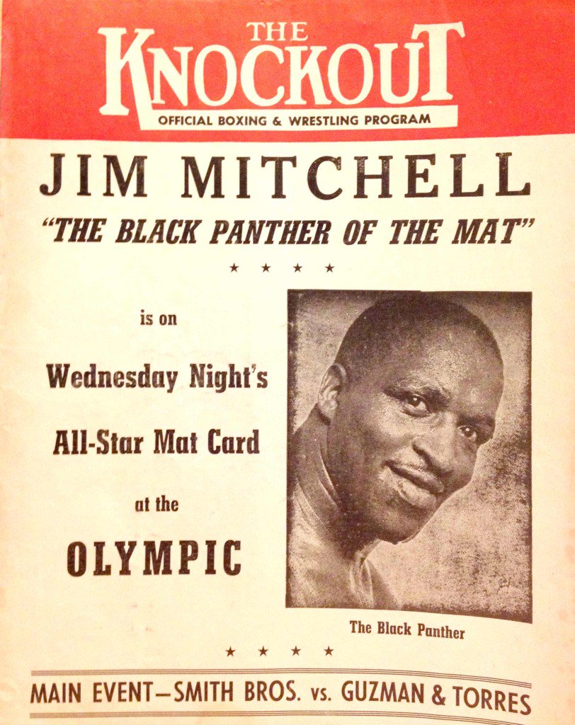 colinburnett100's tweet photo. Introducing the original #BlackPanther, the ring name of wrestler #JimMitchell! A true national star in the 1940s, his most famous feud was with #GorgeousGeorge, in 1949. He at times earned $10,000/month (in current $$). A book's being written about him and I look forward to it! https://t.co/jSb7EodX2t