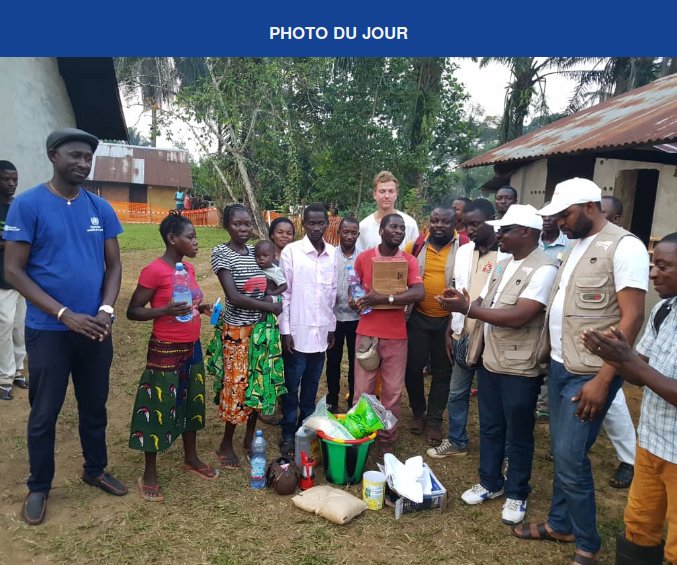 koppk_OHPGXC's tweet photo. Photo of the Day of #EbolaDRC (credit @MinSanteRDC):
Release of the first patient cured of #Ebola virus disease from the transit center in #Itipo. He is the only infected patient who was cured before being transferred to the #Bikoro Ebola Treatment Center. https://t.co/9MwqS3Ft0O