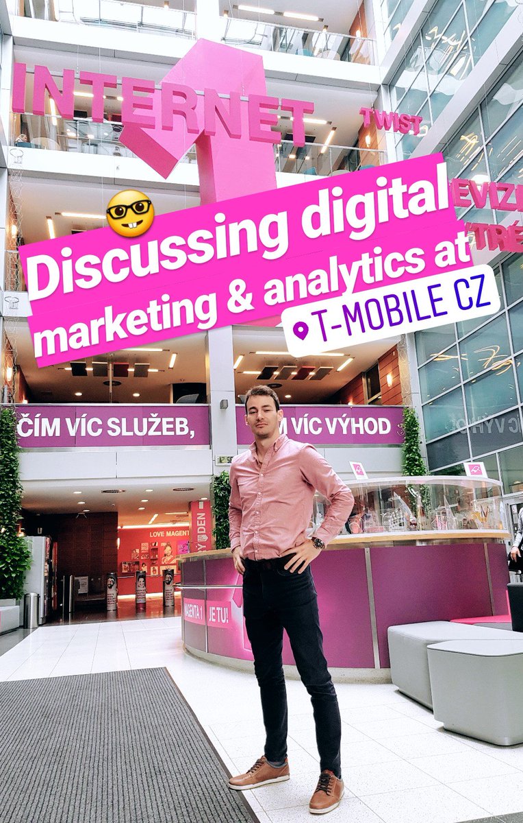Had a great time at <a href="/TMobile_CZE/">T-Mobile CZ</a>  #DigitalMarketing #Analytics #ContentMarketing