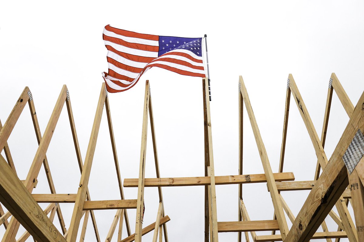 RumpkeNews's tweet photo. Celebrating #FlagDay with a few pictures from April 2018 of the Rumpke family during the “topping out” ceremony of our new corporate HQ in Colerain Township, signifying the midway point of construction. https://t.co/aeFrAJEt4c