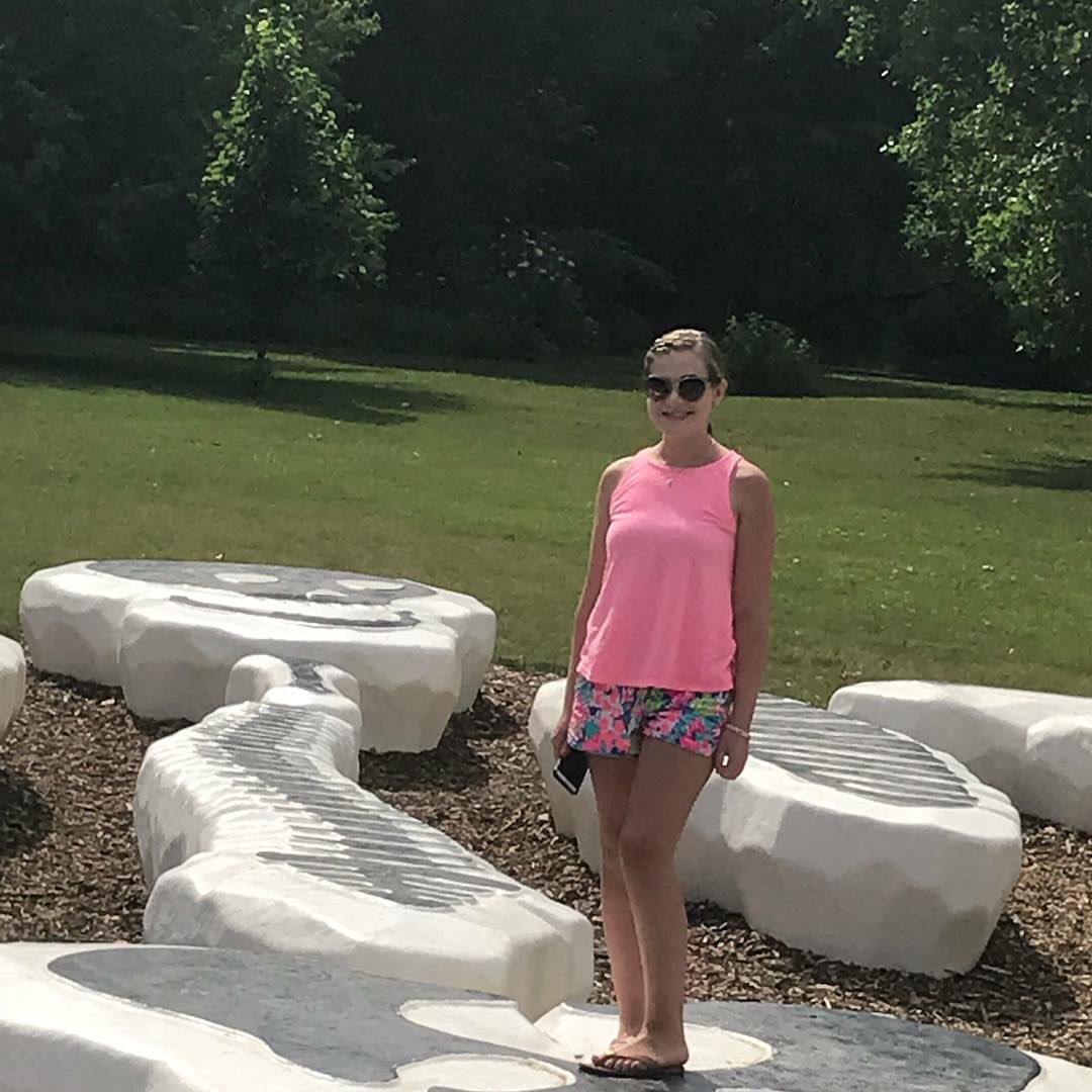 MadisonLeebrick's tweet photo. in Indianapolis for a baseball tournament but of course I had to go see the Funky Bones from The Fault in Our Stars #whereisgus ☠️☁️⭐️ https://t.co/pH8H2QRWzB