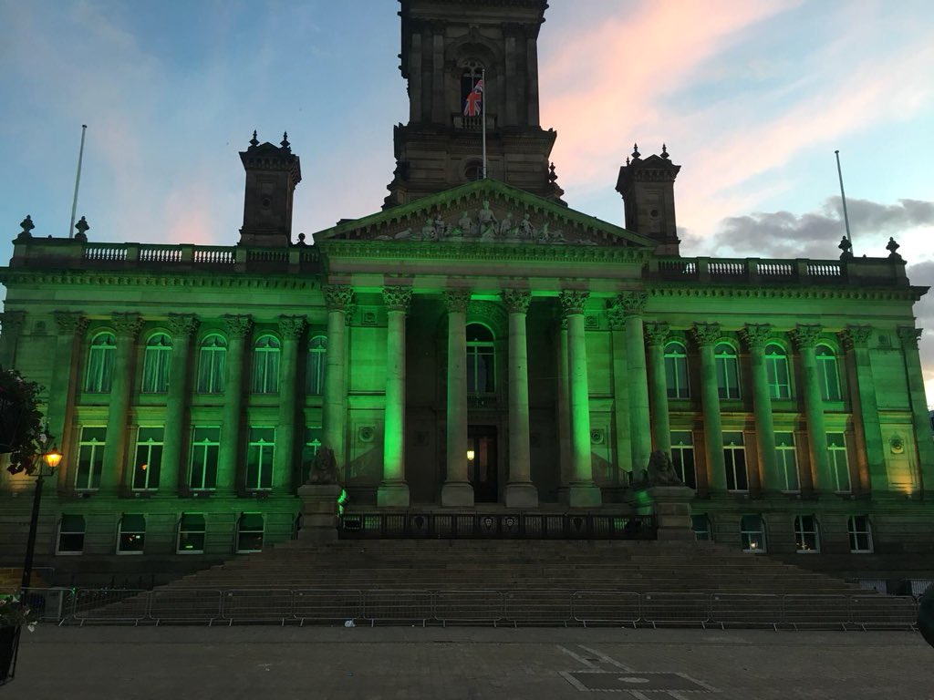 Paying tribute, we went #GreenForGrenfell