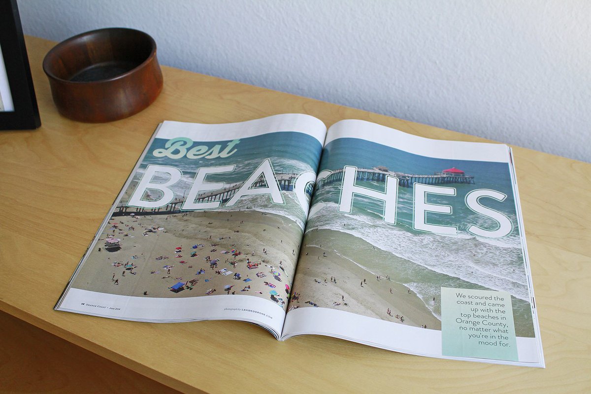 LAVideoDrone's tweet photo. Stoked to have our HB Aerial Photo featured in the latest @OrangeCoastmag as a Full 2-Page spread for the cover of "Best Beaches in Orange County" 🙌
-- Be sure to grab your June copy or scope the online article here at https://t.co/rEmXpqkd8s --
#OCMagazine #LAVideoDrone #DJI https://t.co/FOY81vNUPz