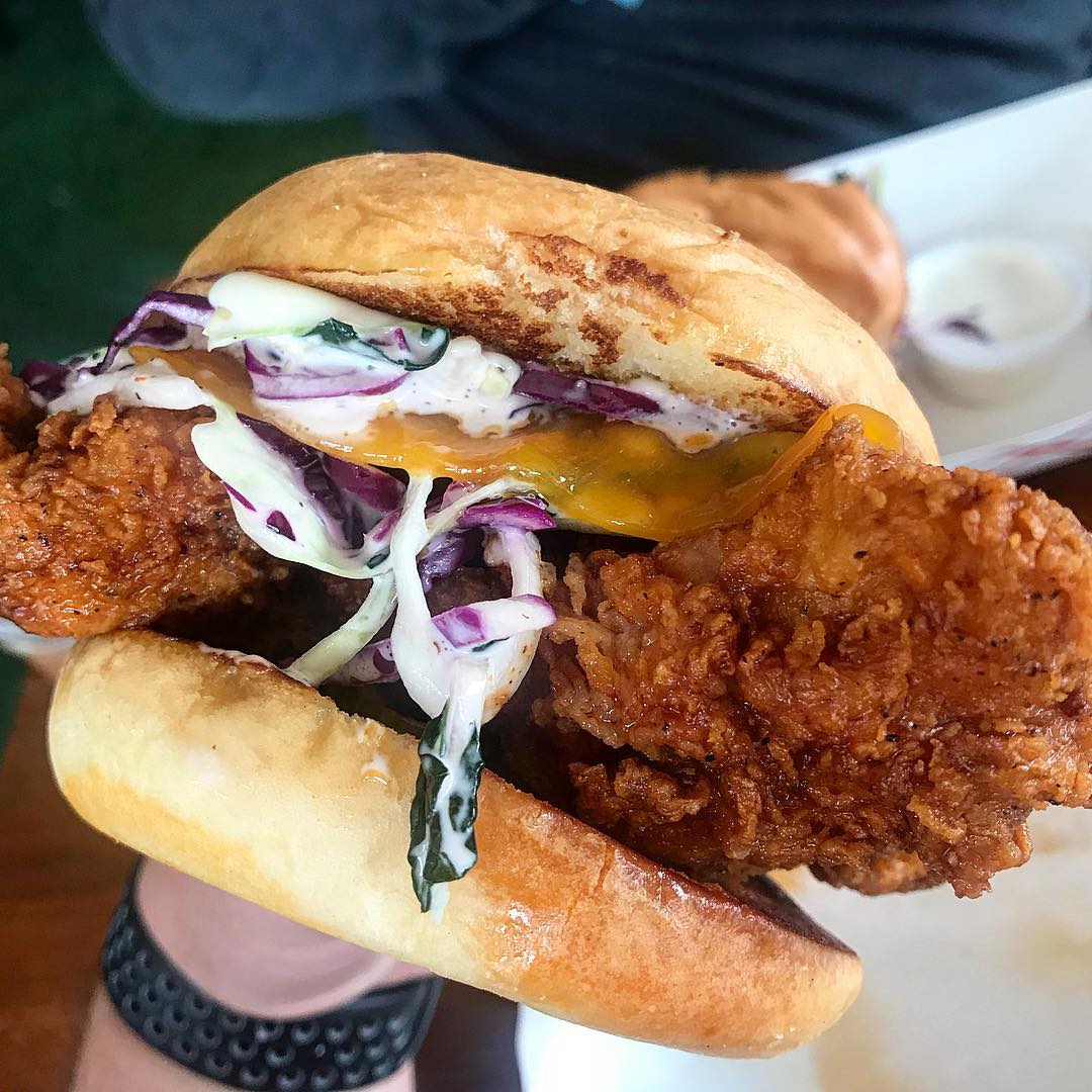 Pro tip- add some cheddar cheese to your O.G. Chicken Sandwich to take it to the next level. 
📷: @austineater