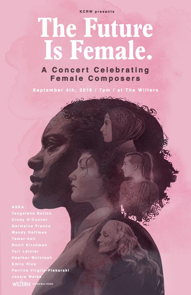 Output (@output) on Twitter photo Have you heard? The Future Is Female.
<a href="/kcrw/">KCRW</a> & <a href="/wiltern/">The Wiltern</a> presents A Concert Celebrating Female Composers
With our fierce friends <a href="/ToriLetzler/">Tori Letzler</a> <a href="/TangeleneBolton/">Tangelene Bolton ๐บ๐ธ+๐ต๐ญ</a> <a href="/PerrineVirgile/">Perrine Virgile</a> <a href="/Jessroseweiss/">Jessica Rose Weiss</a> <a href="/germaine_franco/">Germaine Franco</a> @EmRiceMusic <a href="/Tamar_kali/">Tamar-kali (she/her)</a> <a href="/RonitTweets/">Ronit Kirchman</a> @cindyoconnor <a href="/mcintoSHHHH/">Heather McIntosh</a> ๐๐๐ Have you heard? The Future Is Female.
<a href="/kcrw/">KCRW</a> & <a href="/wiltern/">The Wiltern</a> presents A Concert Celebrating Female Composers
With our fierce friends <a href="/ToriLetzler/">Tori Letzler</a> <a href="/TangeleneBolton/">Tangelene Bolton ๐บ๐ธ+๐ต๐ญ</a> <a href="/PerrineVirgile/">Perrine Virgile</a> <a href="/Jessroseweiss/">Jessica Rose Weiss</a> <a href="/germaine_franco/">Germaine Franco</a> @EmRiceMusic <a href="/Tamar_kali/">Tamar-kali (she/her)</a> <a href="/RonitTweets/">Ronit Kirchman</a> @cindyoconnor <a href="/mcintoSHHHH/">Heather McIntosh</a> ๐๐๐