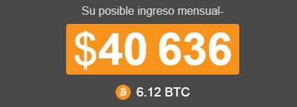 BitcoinsFreeVe's tweet photo. ¡Este podría ser tu nuevo ingreso mensual si decides desde hoy cambiar tu vida y minar bitcoin! Preguntame al DM cómo hacerlo #Rusia2018 #colombinoteequivoques #Venezuela #Argentina #Colombia https://t.co/l9N8VQ2t8f