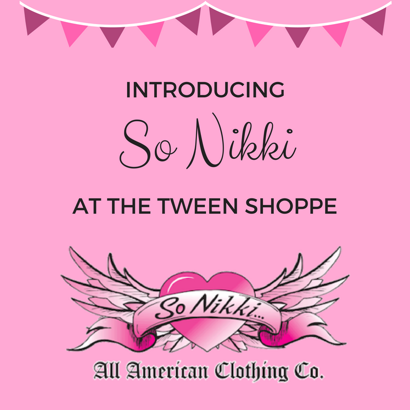 TweenGirlsShop's tweet photo. We’re so excited to be an official So Nikki retailer! Can’t wait to share their adorable clothes with you! #sonikki #tweenfashion #summer #tweengirl https://t.co/zkcNNEgYhT