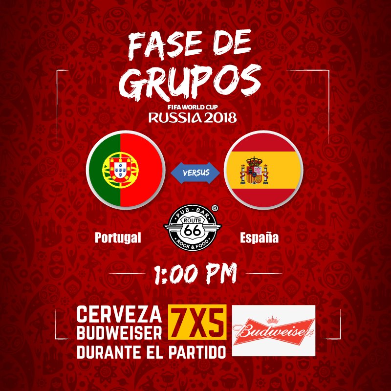 Route66BarCali's tweet photo. Sabemos que lo estas esperando, ven y disfruta uno de los partidos más esperados en la fase de grupos. ⚽📺🍻#MundialRussia2018 #Rock #Route66BarCali #CaliCo https://t.co/6TgdidXhPg