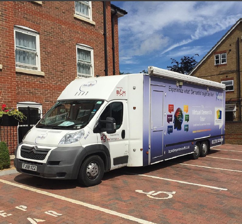 StaffsCMDT's tweet photo. Do you want to experience the Virtual Dementia Tour? Come along to our Managers Quality Networking Forum on 19th September 2018. Book your FREE place today. #MQNF #socialcare https://t.co/eIHXGKud6c