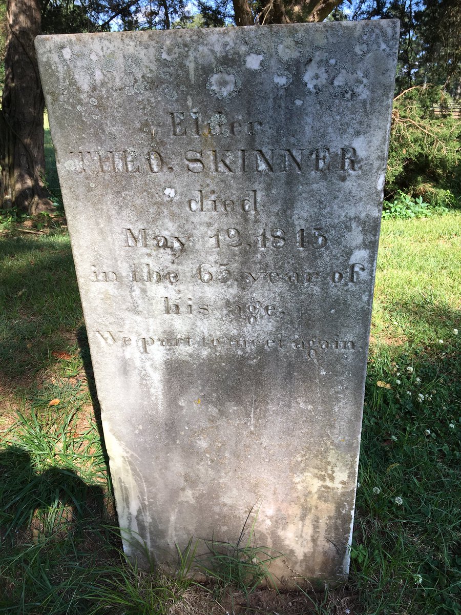 It was a joy to locate the grave of Theophilous Skinner, pioneer, Alabama Baptist preacher. He was instrumental in organizing numerous churches here in northwest Alabama. <a href="/ancientbaptist/">AncientBaptistJournal</a> #gospelwork #labour