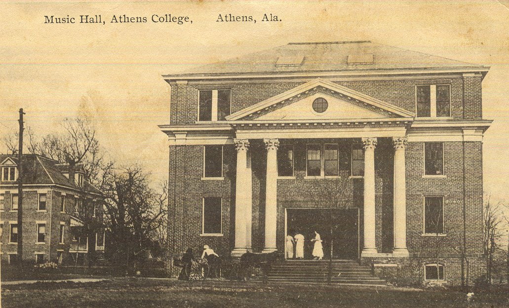 AthensStArchive's tweet photo. McCandless Hall was completed in 1912 at @AthensState under the tenure of Pres. Mary Norman Moore. Named after Music Director Kate McCandless, it is on the National Register of Historic Places. 

#tbt #HistoricPreservation #AlabamaHistory #ThisPlaceMatters #WomensHistory https://t.co/jfwZqodkOR