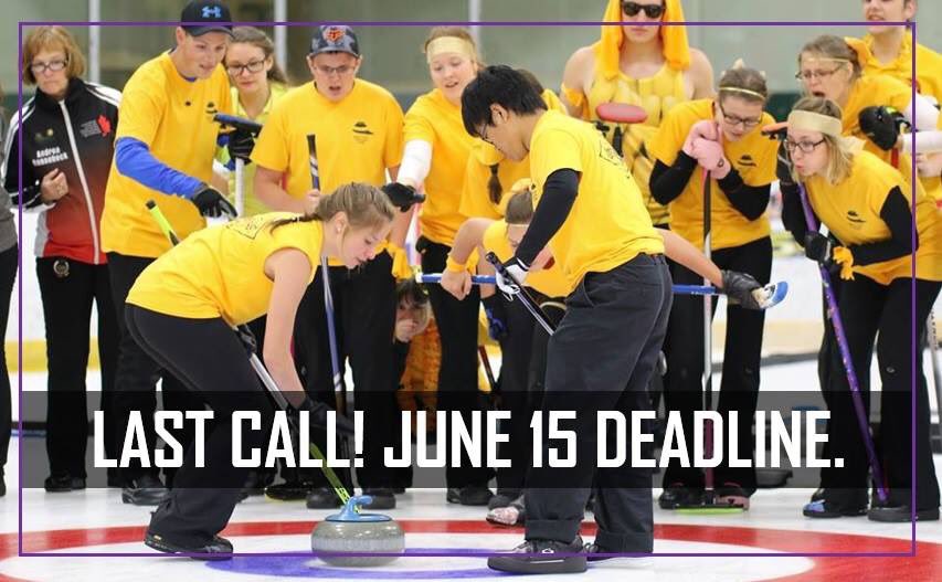 TeamNorthernON's tweet photo. For those of you who caught our typo, CONGRATULATIONS you passed our totally intentional test! 😉

The deadline for Amethyst Curling Camp registrations is JUNE 15 (by the way... that's tomorrow). #curling https://t.co/OmLANSKcLD