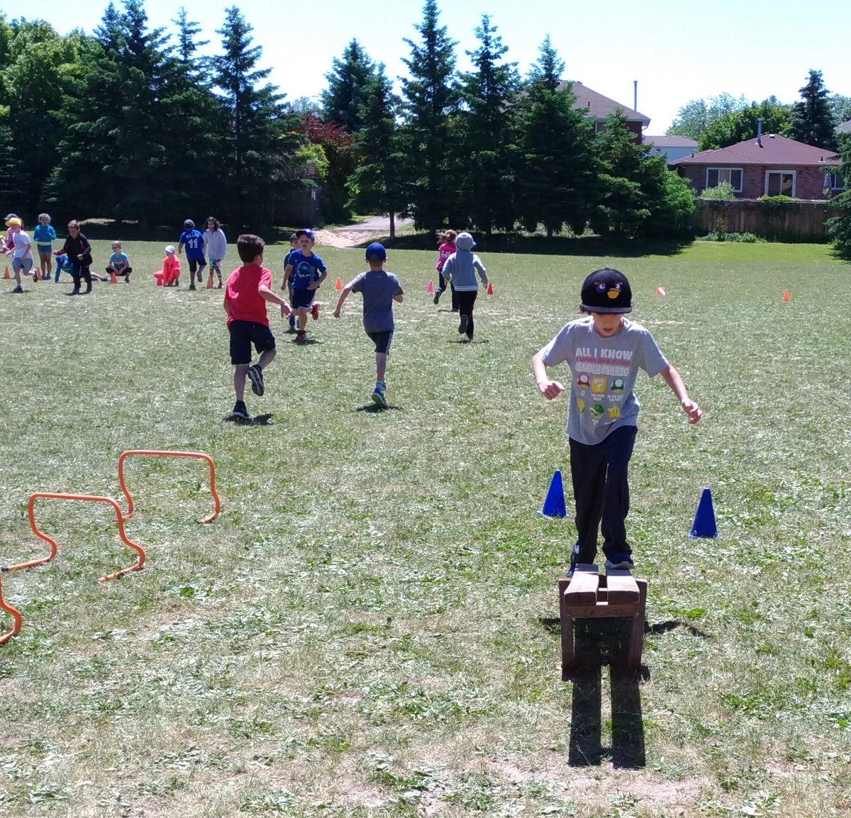 MrsColvinsClass's tweet image. It was great to &quot;run wild&quot; and get some fresh air and exercise today!