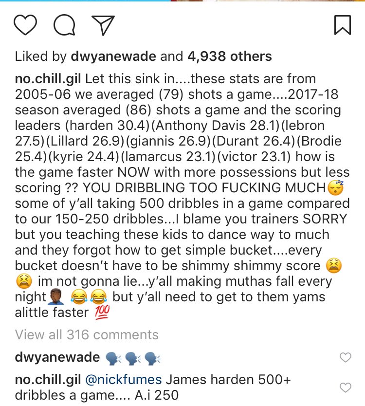 IamDBlack's tweet image. Gilbert Arenas gave straight facts right here. The game and players  now are different and unique but in know way better