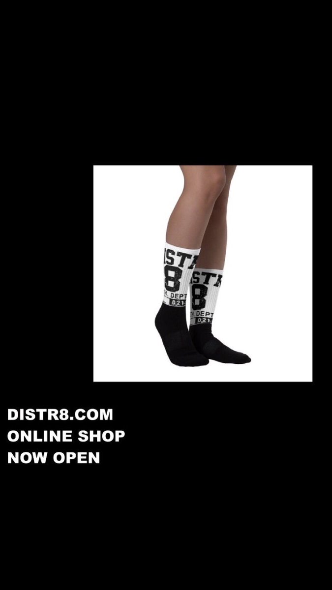 Distr8Worldwide's tweet photo. https://t.co/2mqV4yHXeR 8thletic Socks available now 🌐🌐🌐 https://t.co/gijKam8IZM