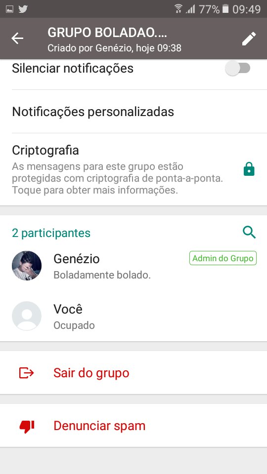 1° do grp, agora só falta me seguir kskk @GenezioBoladao  :D (Print faz tempo q tirei)