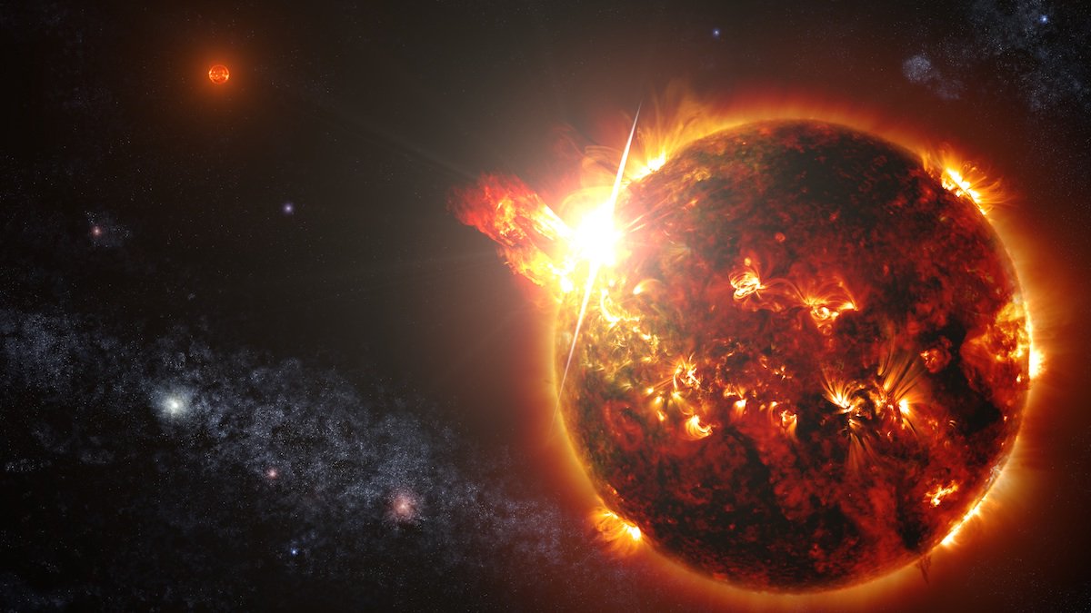 #CoolSpaceFacts: Astronomers discovered that a powerful stellar flare erupted from Proxima Centauri in March 2017. At its peak, the flare was 10 times brighter than our sun’s largest flares #space