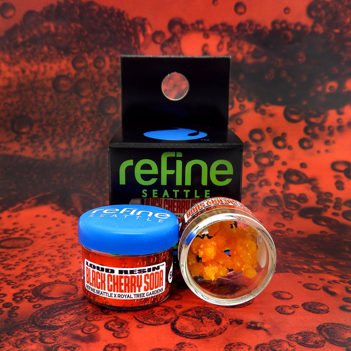 This fruity hybrid strain grown by #royaltreegardens has a refreshing soda taste which gives both your body &amp; mind a well deserved break.   #RefineTheWorld #RefineSeattle processed by <a href="/xtractedlabs/">Xtracted Labs</a>