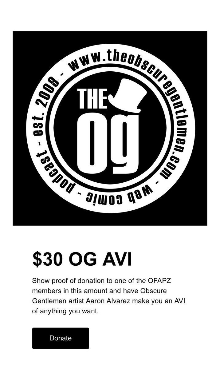 TheObscureGents's tweet photo. The Obscure For a Penny Zero CHOC Walk charity is still giving prizes for donations. Donate and get some of these items from us.

-Tweet to comic
-AVI by @ObscureAaron 
-Hoodie
-Shirts
-Much more

Donate: https://t.co/orIpW4HY0t https://t.co/5R7gP5IVhX