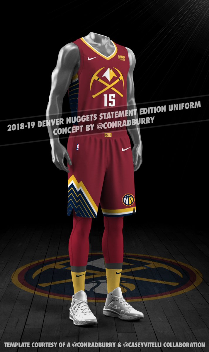 Harrison Wind on X: Nuggets will wear their Flatiron Red City Edition  uniforms on Christmas Day vs. the Clippers. LAC will be in blue.   / X