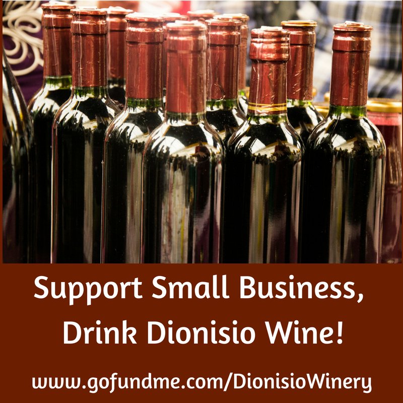 Our small #TexasWinery located in #EastEnd #Houston needs community support to continue making our wine! Every donation/post share makes a difference. Everyone who donates will be entered in a drawing to win a #DionisioWine Basket. Winner announced 7/16! #supportsmallbusiness