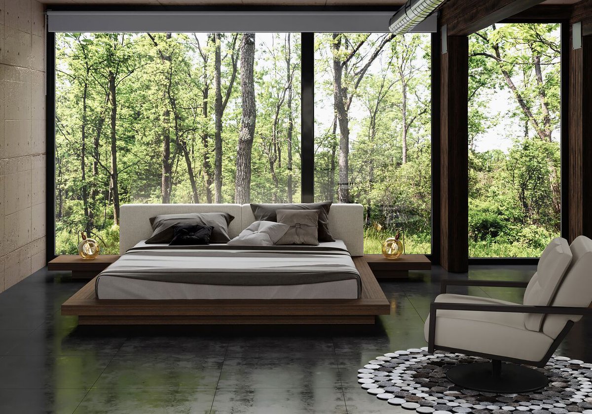 ModernKaribou's tweet image. The Japanese-inspired Worth platform bed will bring modernism into any home.🍃
#modloft #interiordesigninspo #modernbedroom #moderndesigninspo #modernkaribou