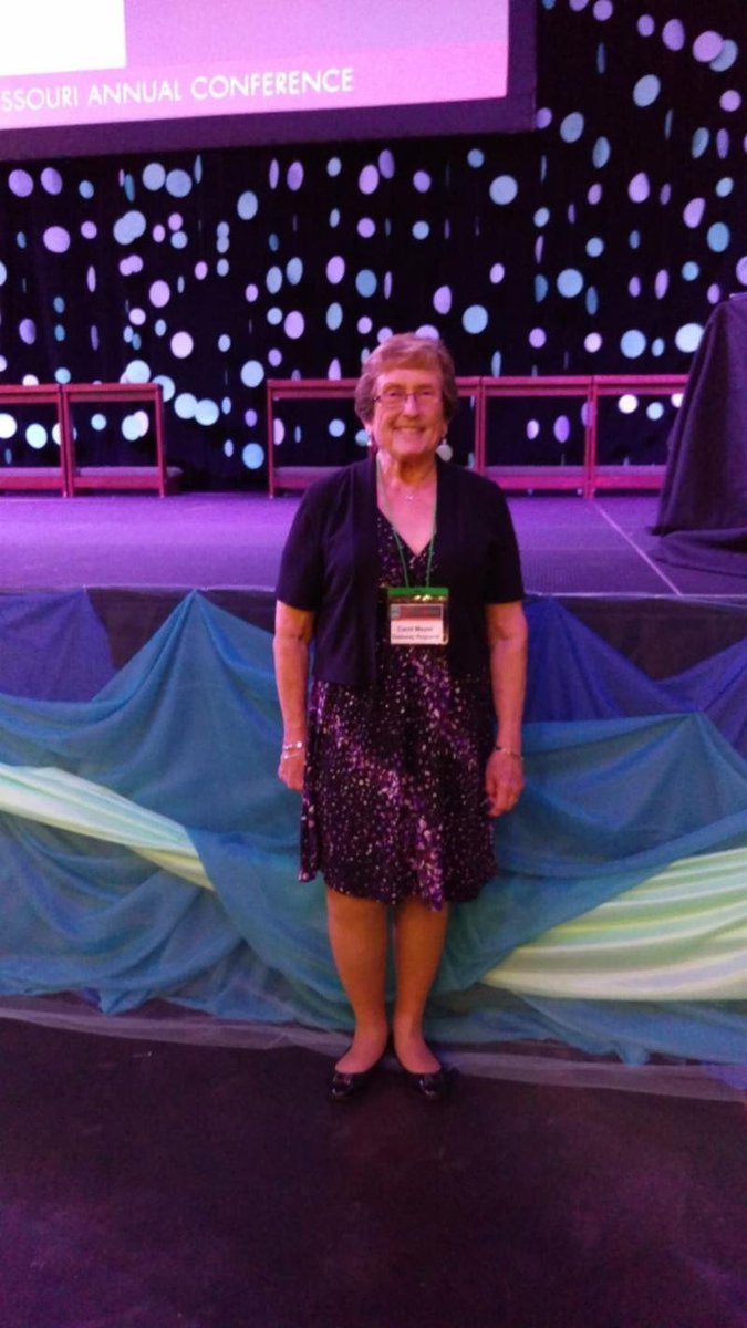 coswired's tweet photo. Congratulations to Pastor Carol Meyer who was recognized at Annual Conference this past weekend for completing Course of Study! #celebrate #moac18 https://t.co/1V1KCrHBa1