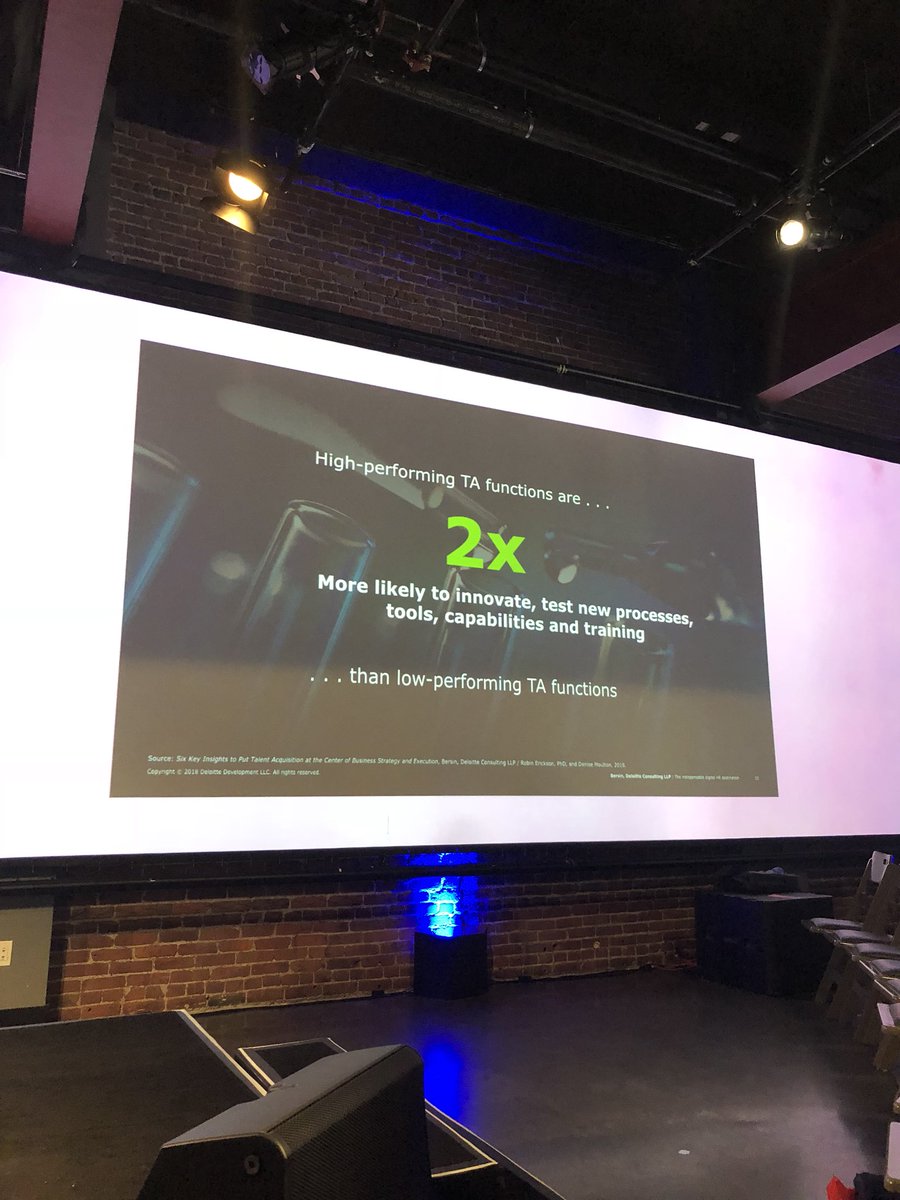 RAS_SF's tweet photo. “High-performing TA teams are striving to be better.” @RAEricksonPhD #RecruitingAutomation https://t.co/hds9dae0rt