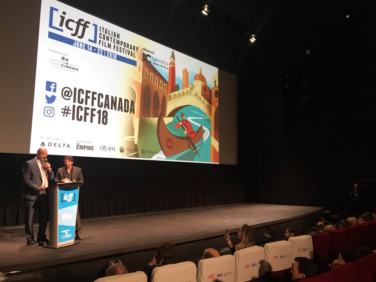 @ICFFCanada has officially started @TIFF_NET & then to @xoxoRicarda for the festa! Join us #ICFF18 #AntonioAlbanese #GiueppeBattiston @rawvatsy and check out icff.ca for our complete film lineup!