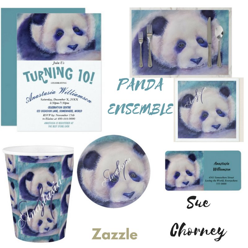 Artistriesbysue's tweet photo. Celebrate the #Panda Exhibit here in #Calgary at the #calgaryzoo - have your own #pandabear party with some of these fun products! .. Visit https://t.co/oOFBd1QuO0 #suechorney #zazzlefun https://t.co/eU05RmvNAH