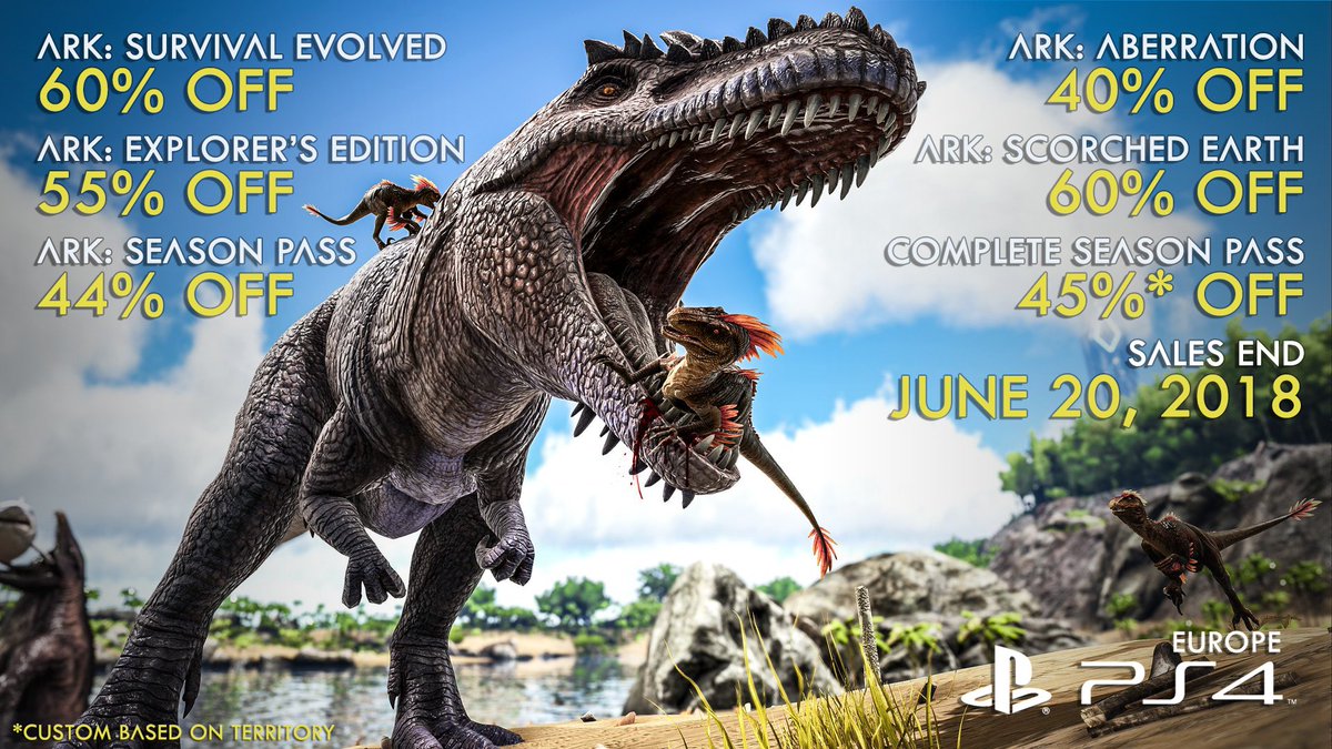 Emptiness please do not Pebble ARK: Survival Evolved Twitterissä: "It's our biggest ARK sale EVER! The base game and its expansions are currently on sale at their lowest prices across all platforms (region specific) during our Summer Emptiness please do not Pebble ARK: Survival Evolved Twitterissä: "It's our biggest ARK sale EVER! The base game and its expansions are currently on sale at their lowest prices across all platforms (region specific) during our Summer