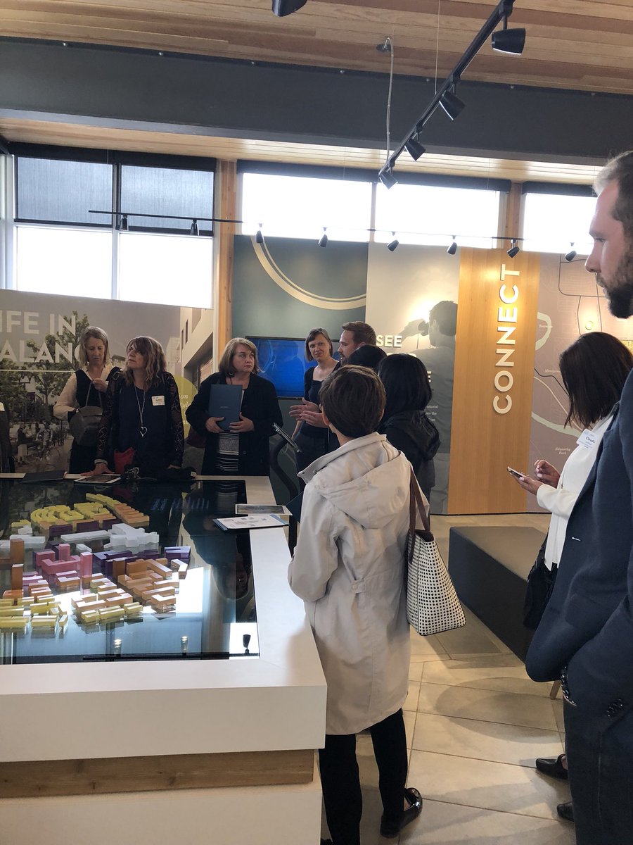Thanks to @CREWCalgary for coming to tour our Discovery Centre and learn more about our community as we develop! It was a pleasure to host you and hopefully we’ll have more opportunities like this one. #community #crew