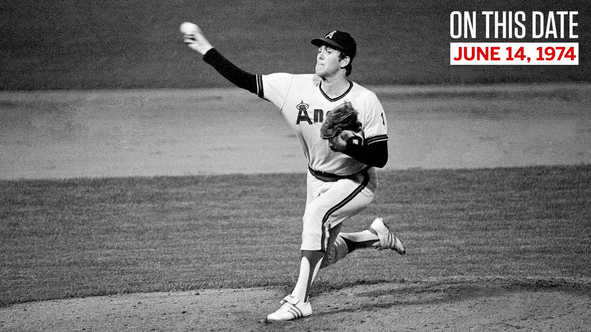 espn's tweet image. On This Date: Nolan Ryan pitched 13 innings, threw 235 (!) pitches and struck out 19.

The result? A no-decision 😧