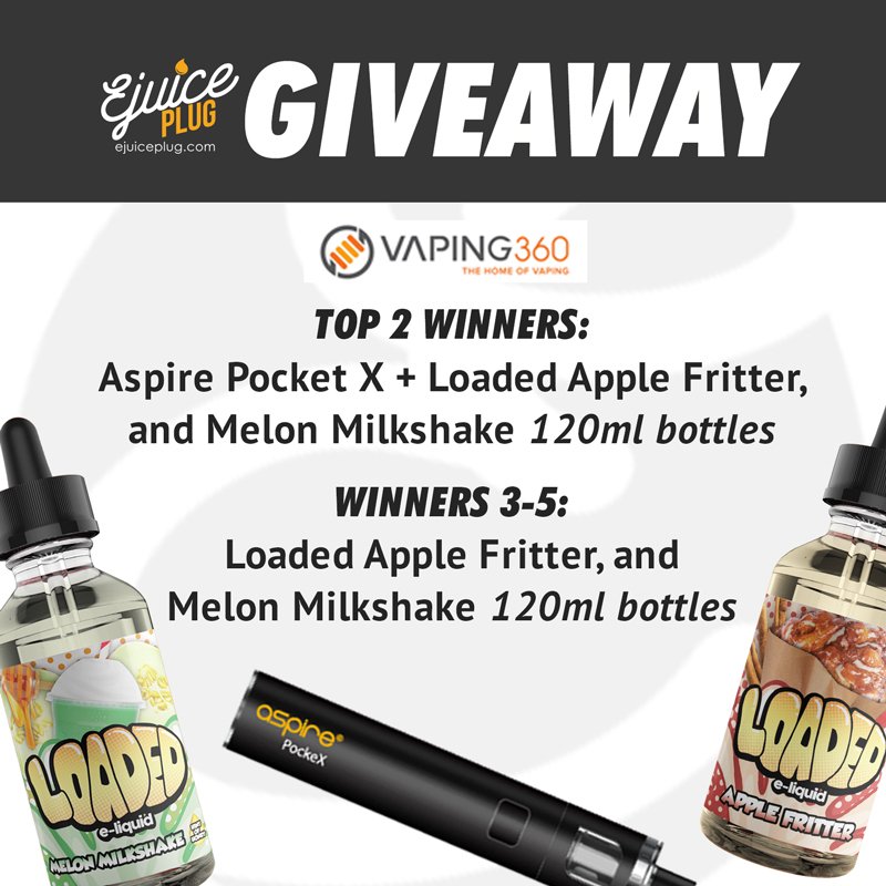 E_JuicePlug's tweet photo. #Giveaways #giveaway #GiveawayAlert #vaporwave #Vaporizer #ejuices #ejuice #vapefam #vape #ecig #ecigarettes #Ecigs #eLiquid https://t.co/OFe2OneNoS