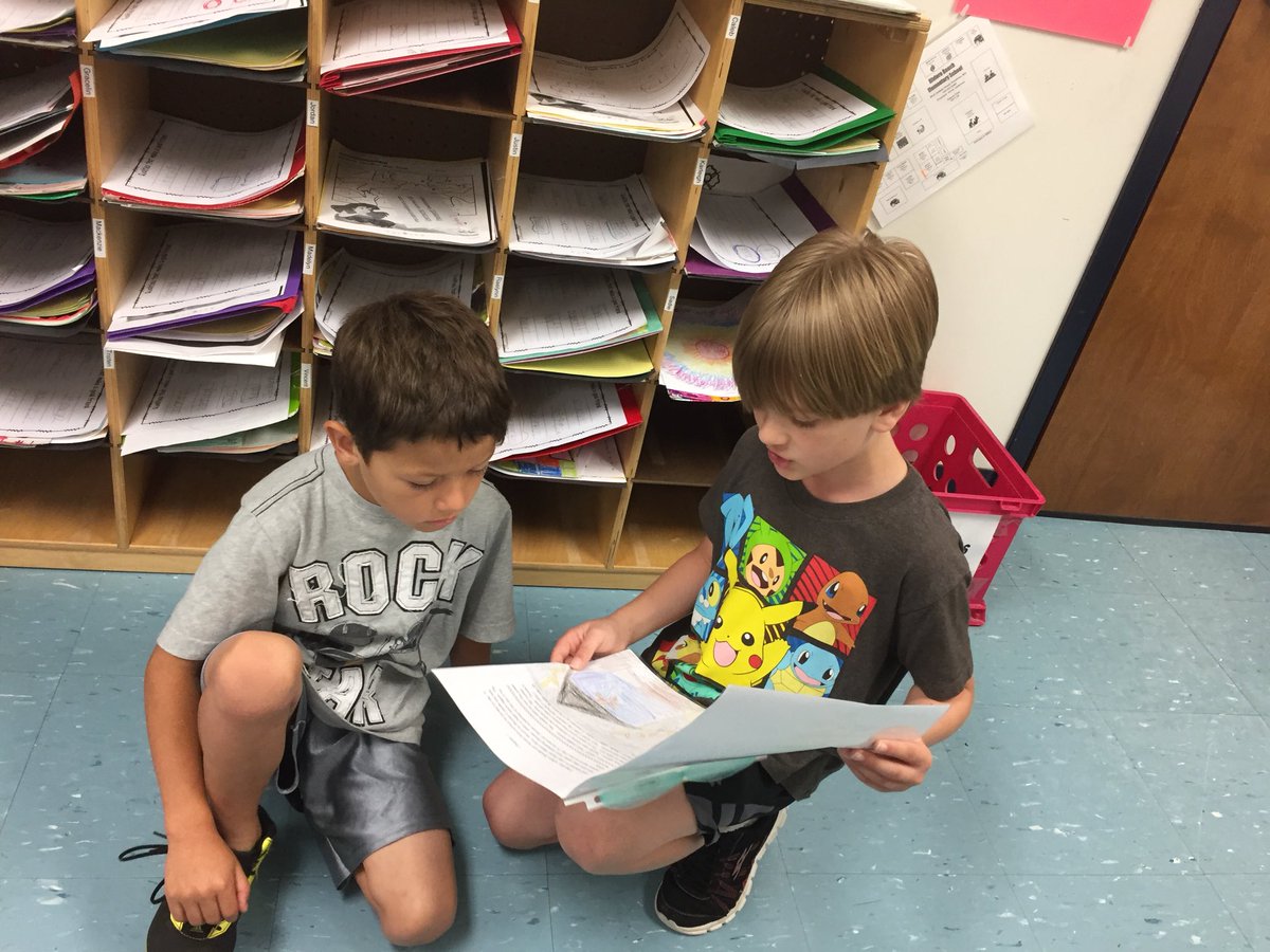 LHuntRBES's tweet photo. Third Grade authors shared their funny stories with us today! Young authors @CandaceLudwig rock! @therivierabeach https://t.co/c95ZAmFNcn