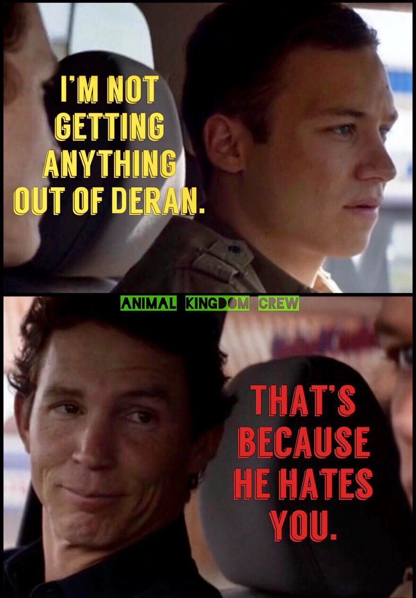 We love it when this side of Pope sneaks out. Just look at that smirk! #AnimalKingdom <a href="/ShawnHatosy/">Shawn Hatosy</a>