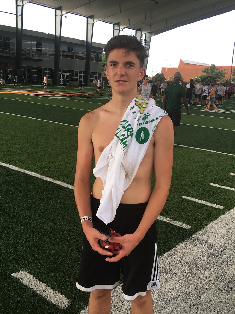 HnyBny_2's tweet photo. Great day today with @Will_Fisher03 attending @UAB_FB prospect camp. Ready for specialists camp tomorrow. https://t.co/ai74Ajyseo
