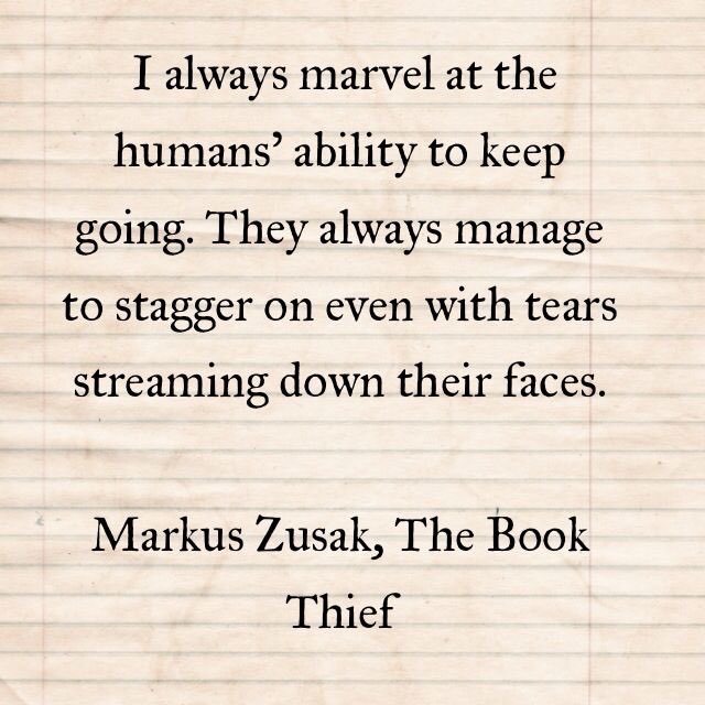 the book thief // markus zusak set in nazi germany, this book has Death as the narrator and is so powerful and beautiful. Death is a very intrusive narrator and it leads to a super interesting style. Even just thinking about it makes me want to reread it. fave quotes: