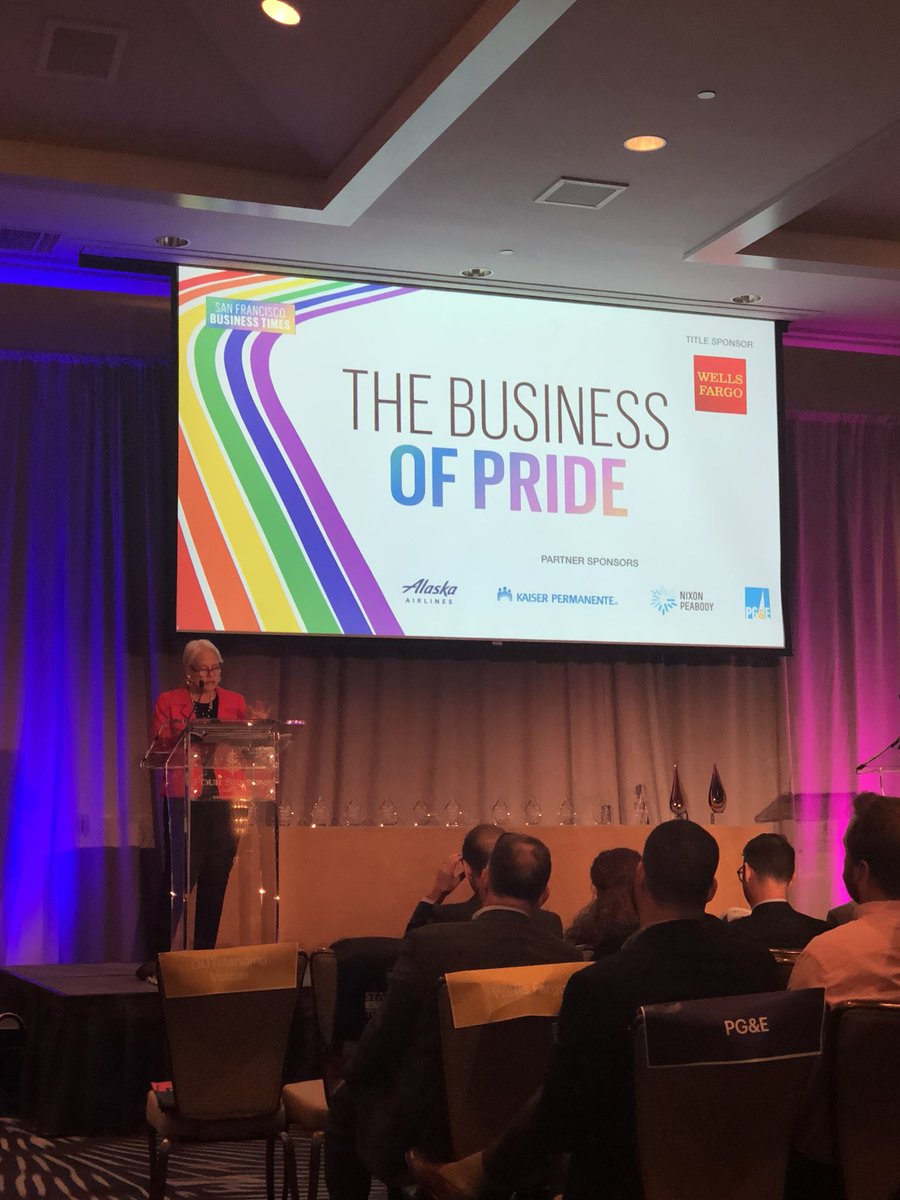 Excited to be a part of the @SFBusinessTimes Business of Pride event. We are all #inclusive @ the @ymcasf. Join us today! #pride #ymcasf
