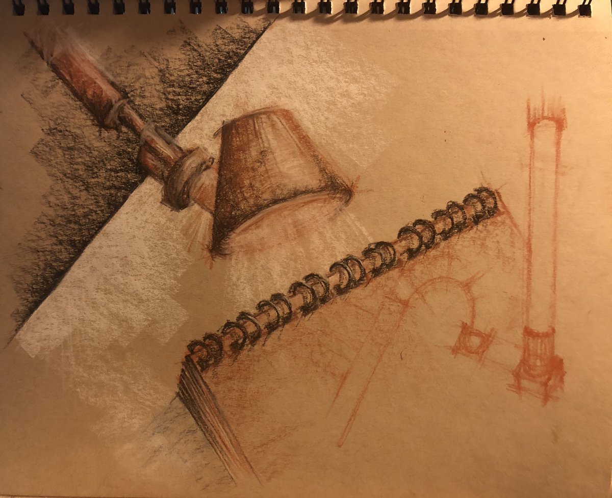 Dalia_Samaa's tweet photo. STAGE 1

#paste #drawing #sketch #lamp #under_process #architecture #pastel_drawing #scribbles #draw pastel_architecture #column #toned_paper #sepia #pastel_sepia
#باستل https://t.co/A7z6IMM9le
