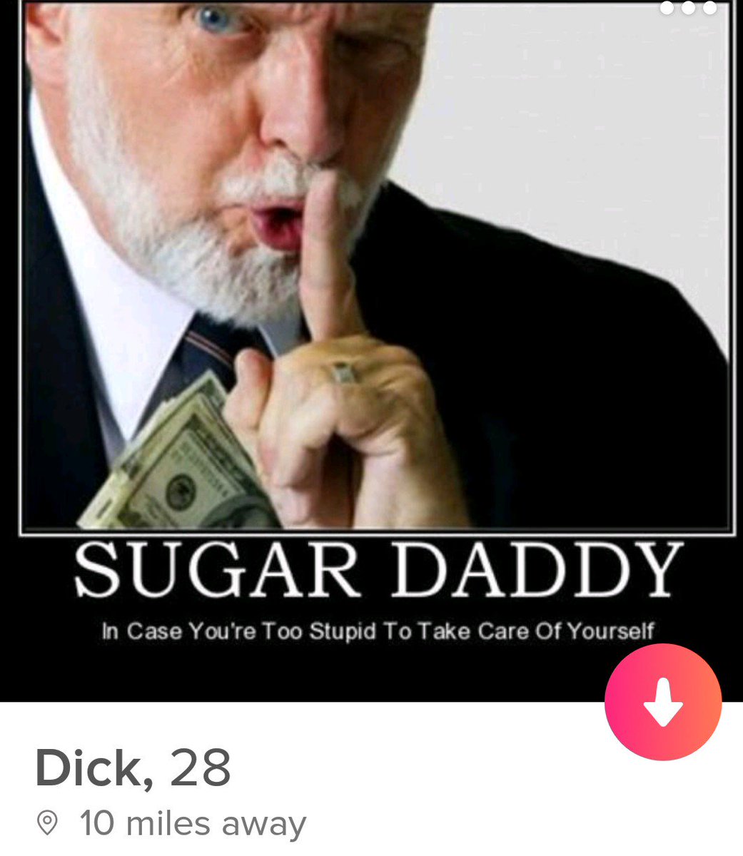 How much longer until I can give up and find a sugar daddy? #tinder. 