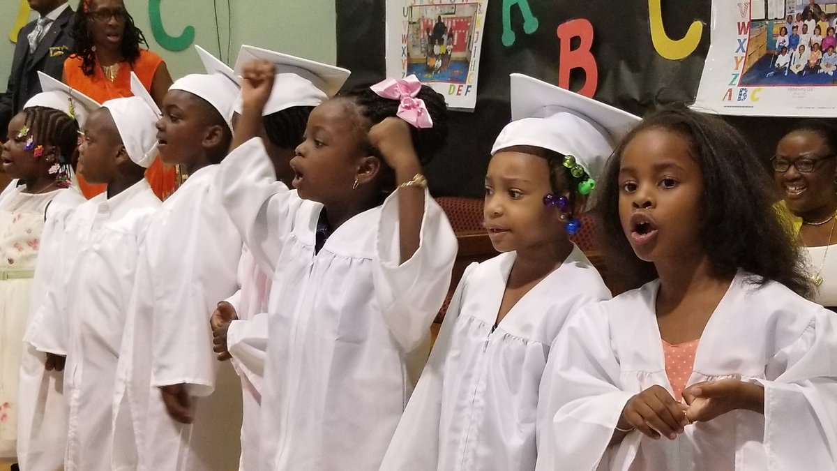 UVSO's tweet photo. Congratulations to #UVSO #SmithStPreK #ClassOf2018 graduates! Ready for kindergarten! #UnifiedVailsburg https://t.co/yX7Nus6lI8