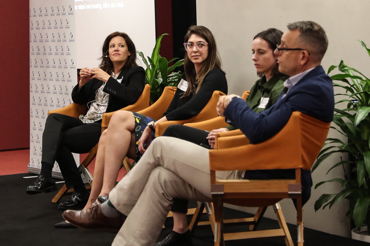 HYWilliamChan's tweet photo. Joined @COXArchitecture Fellow Bob Meyer at @Committee4Syd's #InnovationDistricts discussion on key anchors that catalyse #RandD into commerce. With insights from @LucyTurnbullGSC @wagnerjk @verdantflaneur @CaityMcloughlin @ewaterford @SGSEcoandPlan @Macquarie_Uni @LendleaseGroup https://t.co/8MX90rXT4p