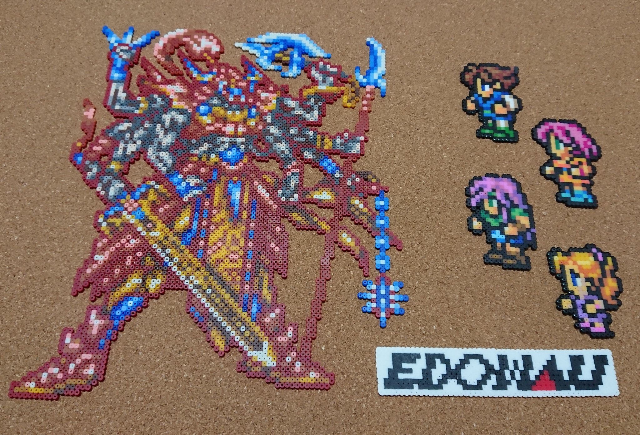 えどわう ありゃ ば ばかな 最強の剣じゃないのかー ギルガメッシュ Ff5 アイロンビーズ ミニフューズビーズ 第4戦 T Co 7atv4icojx Twitter