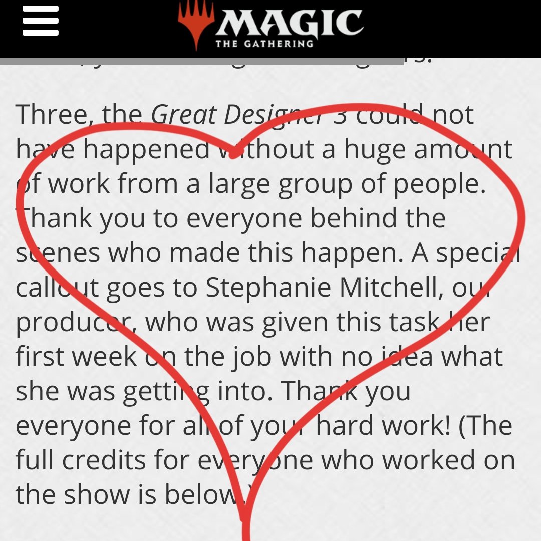 stephy_mitch's tweet photo. Awwww, I just noticed @maro254 gave me a special shout out in the final #gds3 article. It was as much fun as it was work 😰😉😊. https://t.co/A6c3mgNOP4