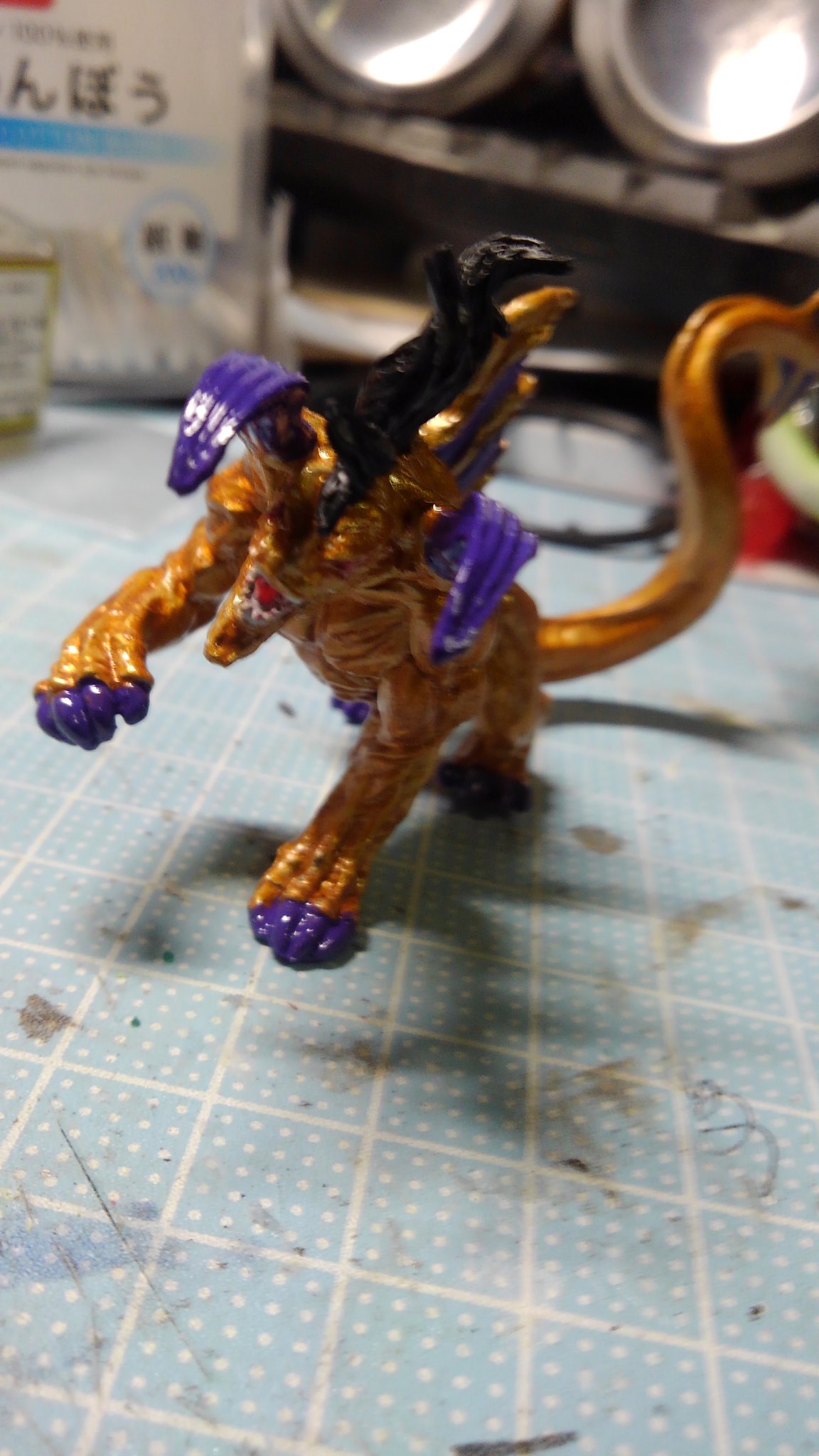 零ちゃ 出来た キングベヒーモスなのだ Ff6のカラーです Ff フィギュア ベヒーモス