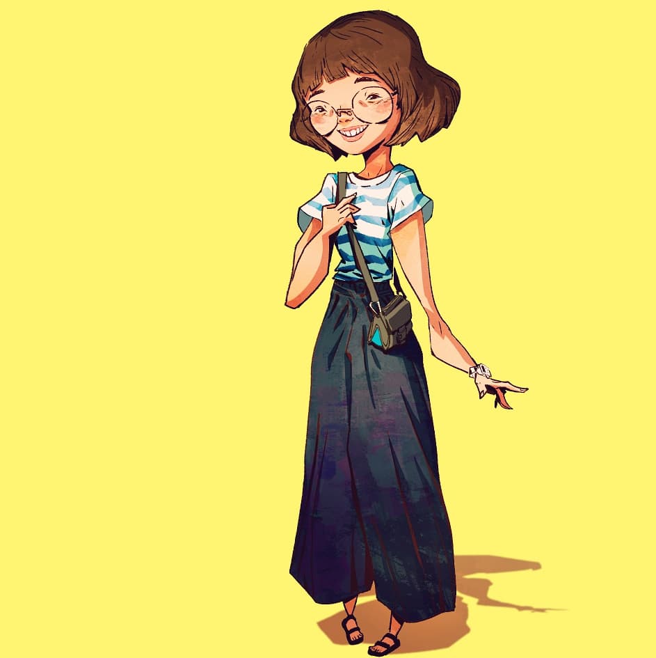 Feipo's look