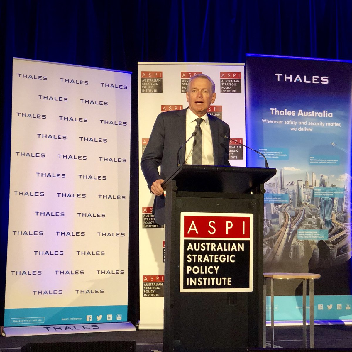 astroduff's tweet image. The space agency can create the coverage and excitement in advanced tech in Aus that the larger valued defence contracts can’t, which improves the tech landscape for defence with increased STEM enrolments says @thalesgroup Chris Jenkins #ASPISpace