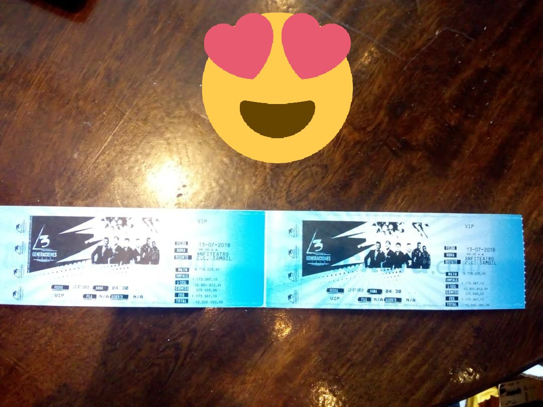 vanny_lu1's tweet photo. Ya lista mi entrada para mí concierto antes de irme a Argentina..!! ME VAN A HACER FALTA 😭😭😭😭 los espero por allá voy a hacer su club de fans en Argentina señores ♥️♥️♥️♥️ @JUANMIGUELMusic @OficialGuaco https://t.co/GmjinWrk3f