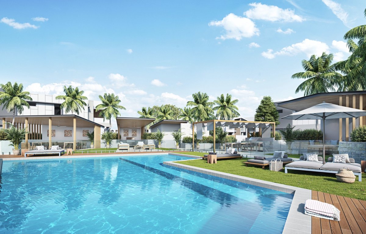 AgencyProjects's tweet photo. Set against the pristine backdrop of #Robina City Parklands, Vue Terrace Homes showcases a selection of two level, three bedroom + media room #homes, setting a new benchmark for inspiring home design. 

For more info: https://t.co/fyIdtd1hEL https://t.co/G3snomSwvT